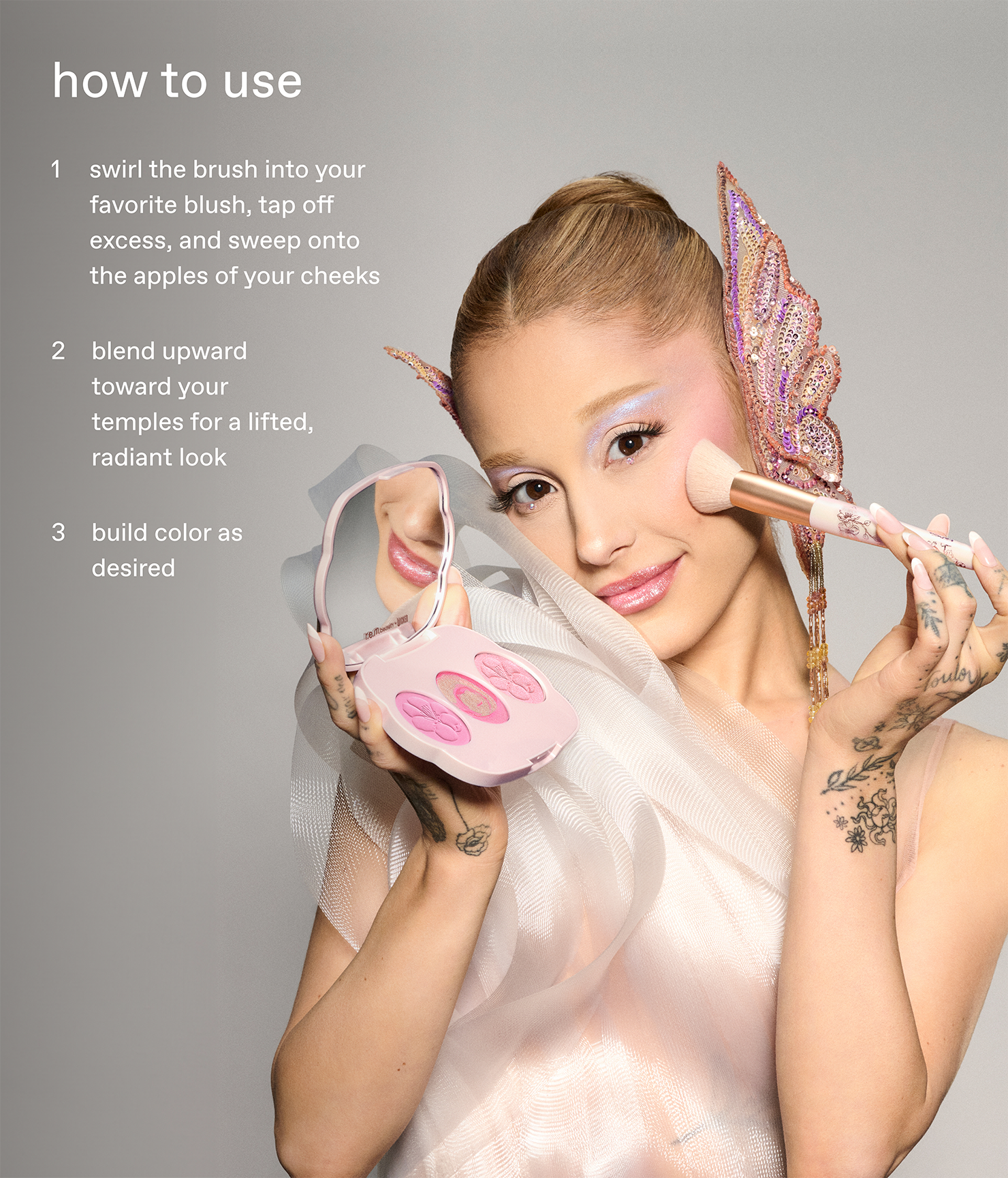 r.e.m. beauty x Wicked: For Good you've been glinda-fied! fragrance & makeup set