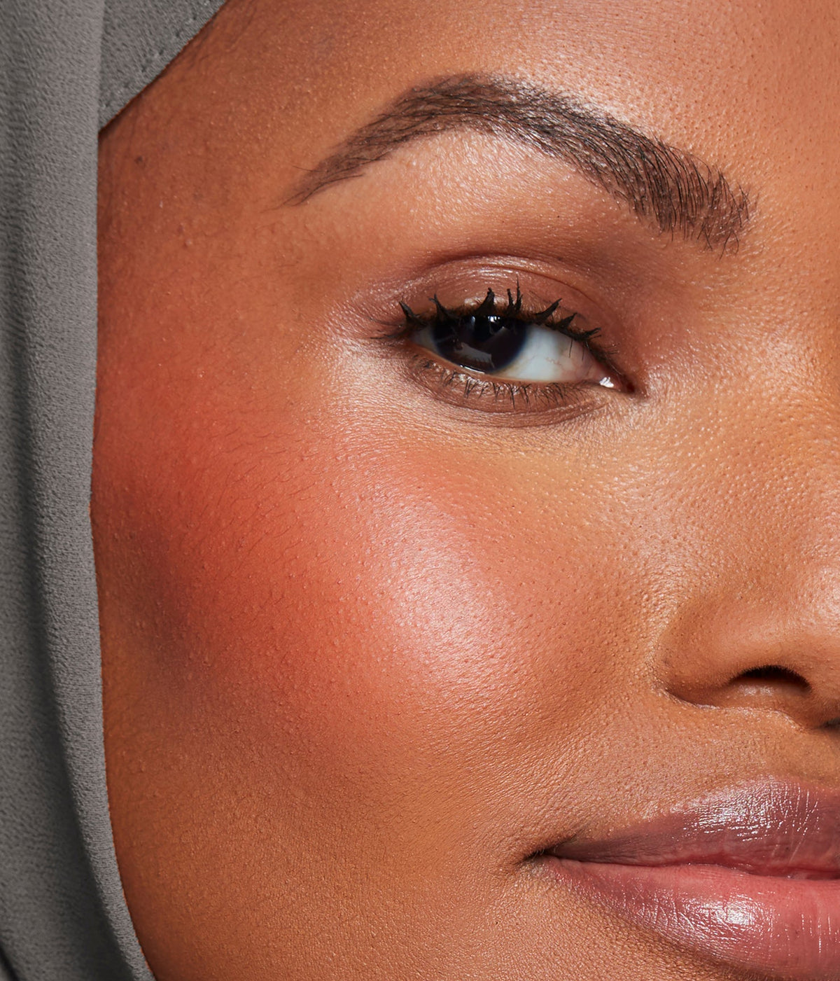 satin matte blush