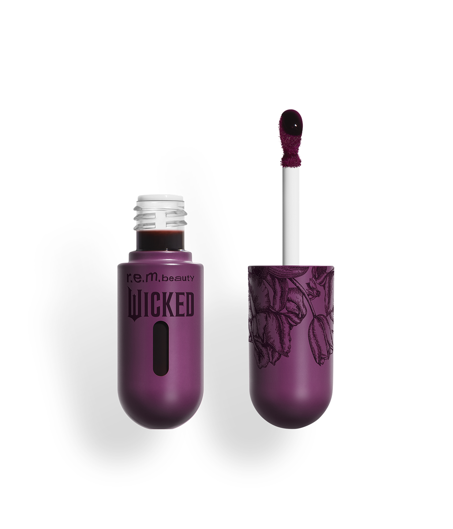 r.e.m. beauty x Wicked: For Good tulip field lip stain