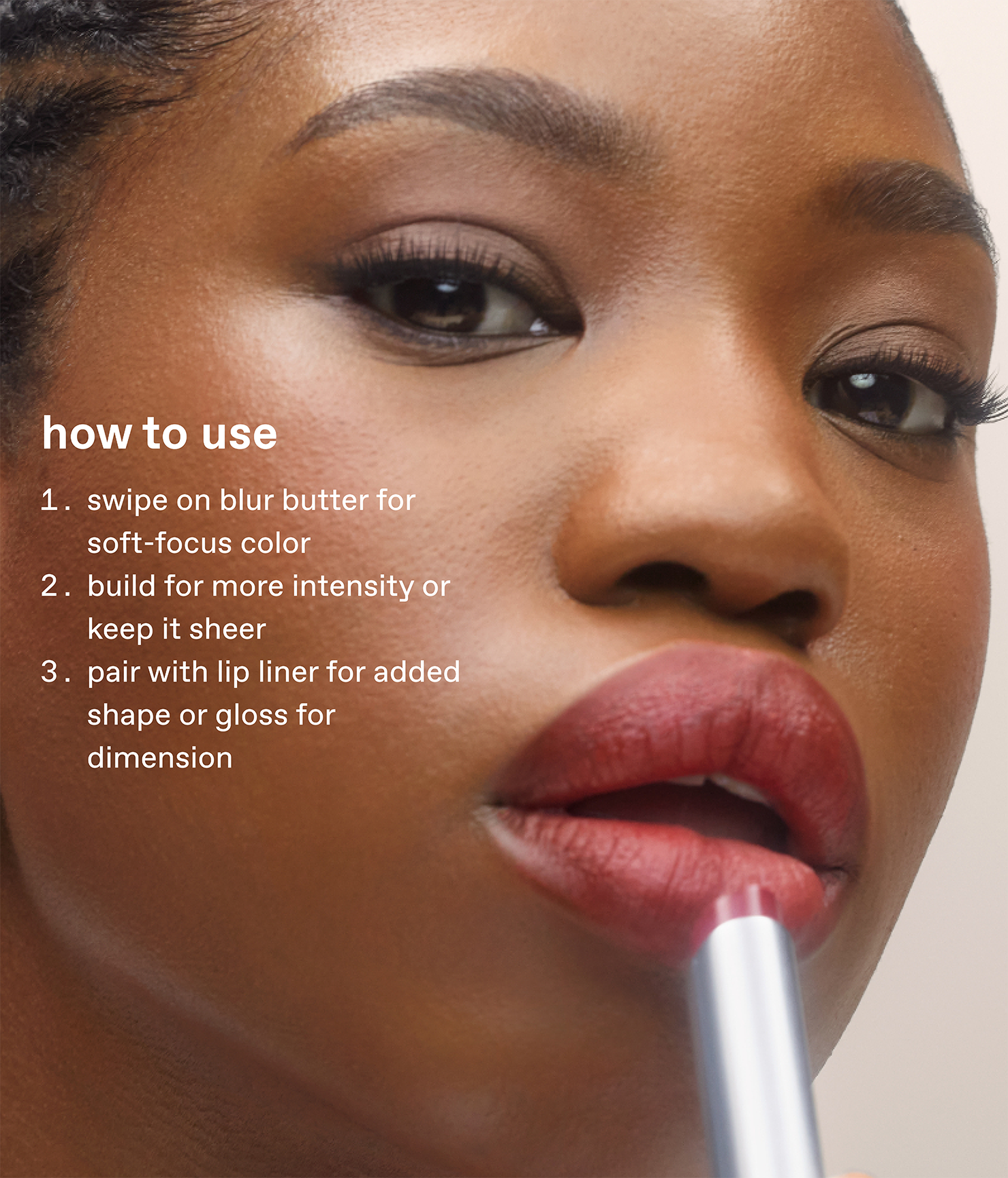 blur butter + hypernova satin matte blush set