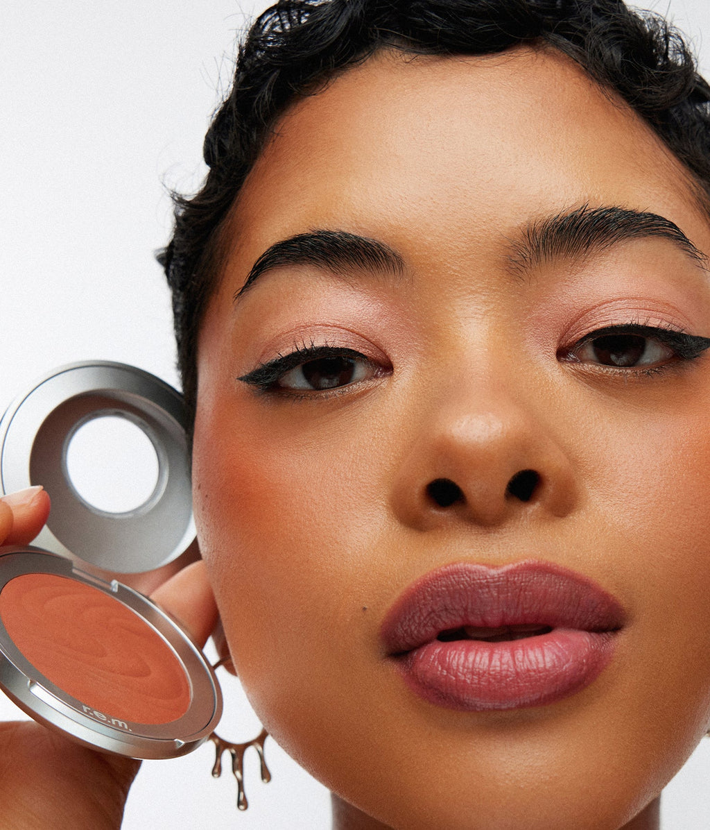 satin matte blush