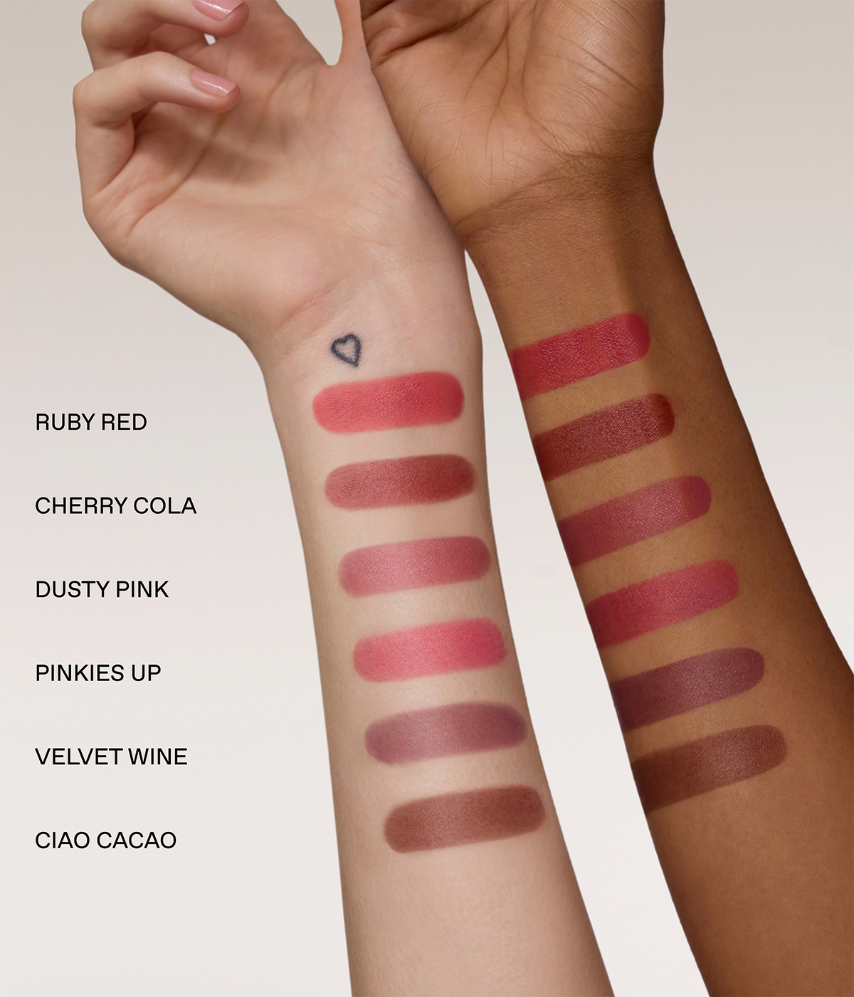 all 6 new blur butter lip balms