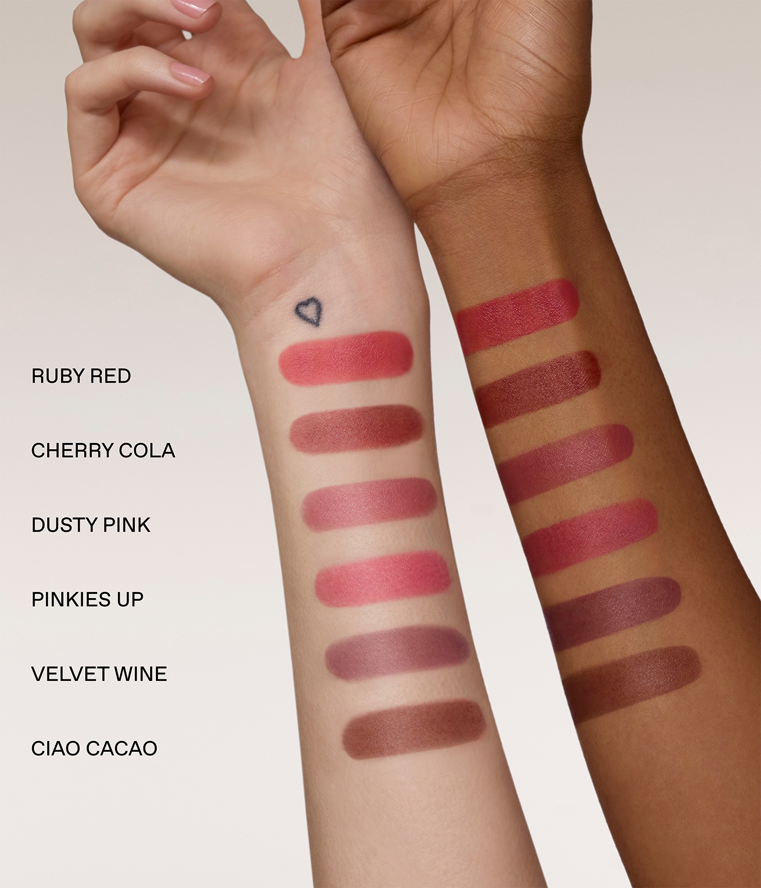 all 6 new blur butter lip balms