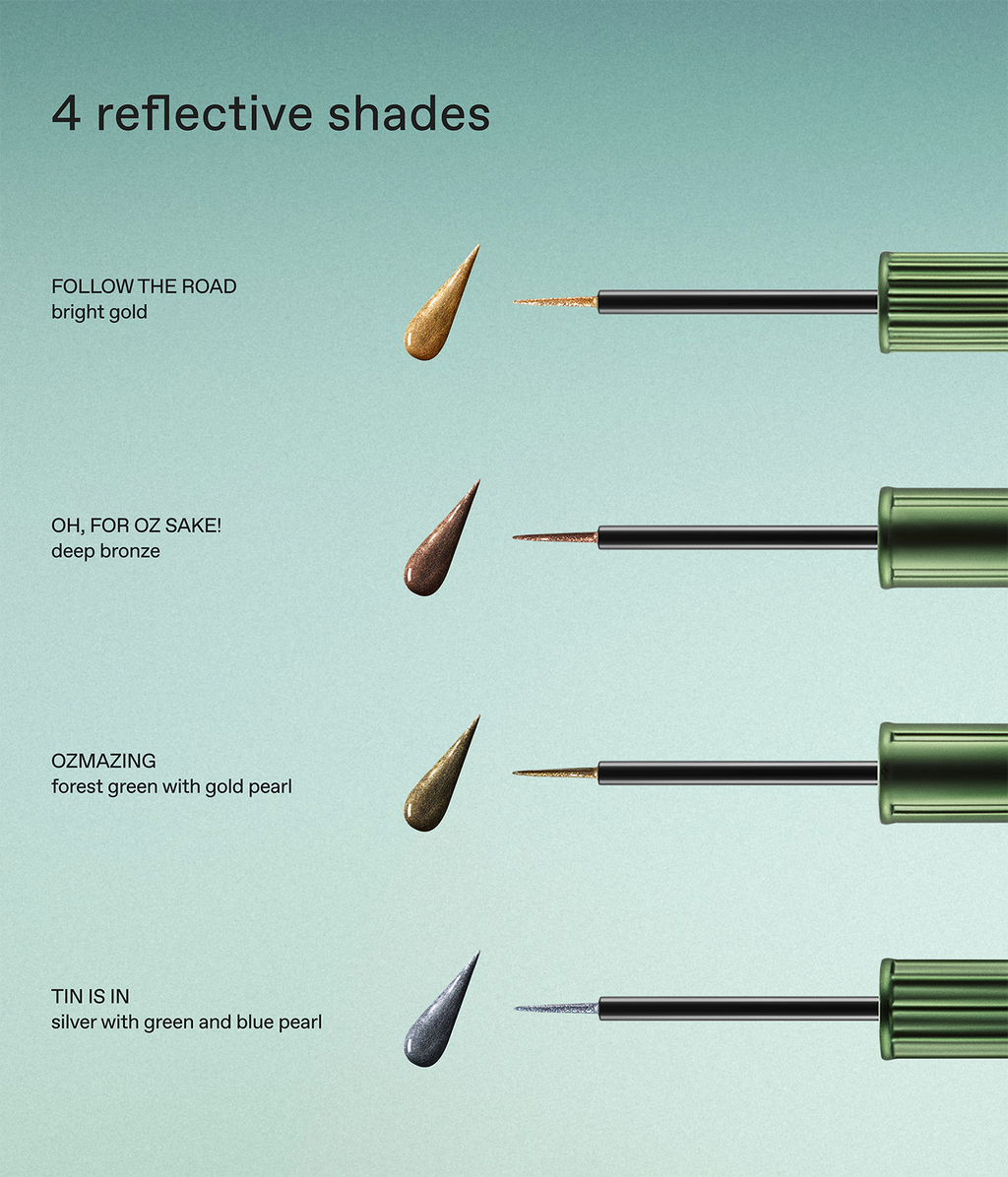 r.e.m. beauty x Wicked: For Good welcome to oz eyeshadow & eyeliner set