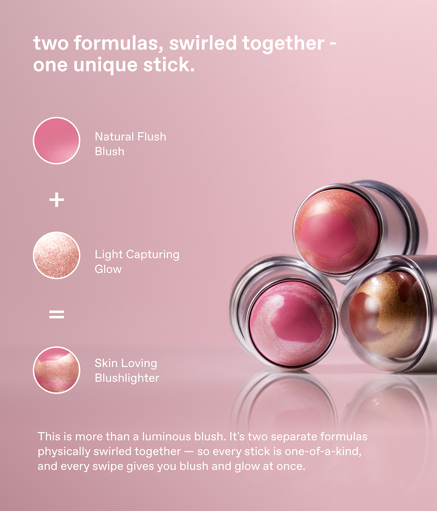 mélange à trois blush & highlight stick trio