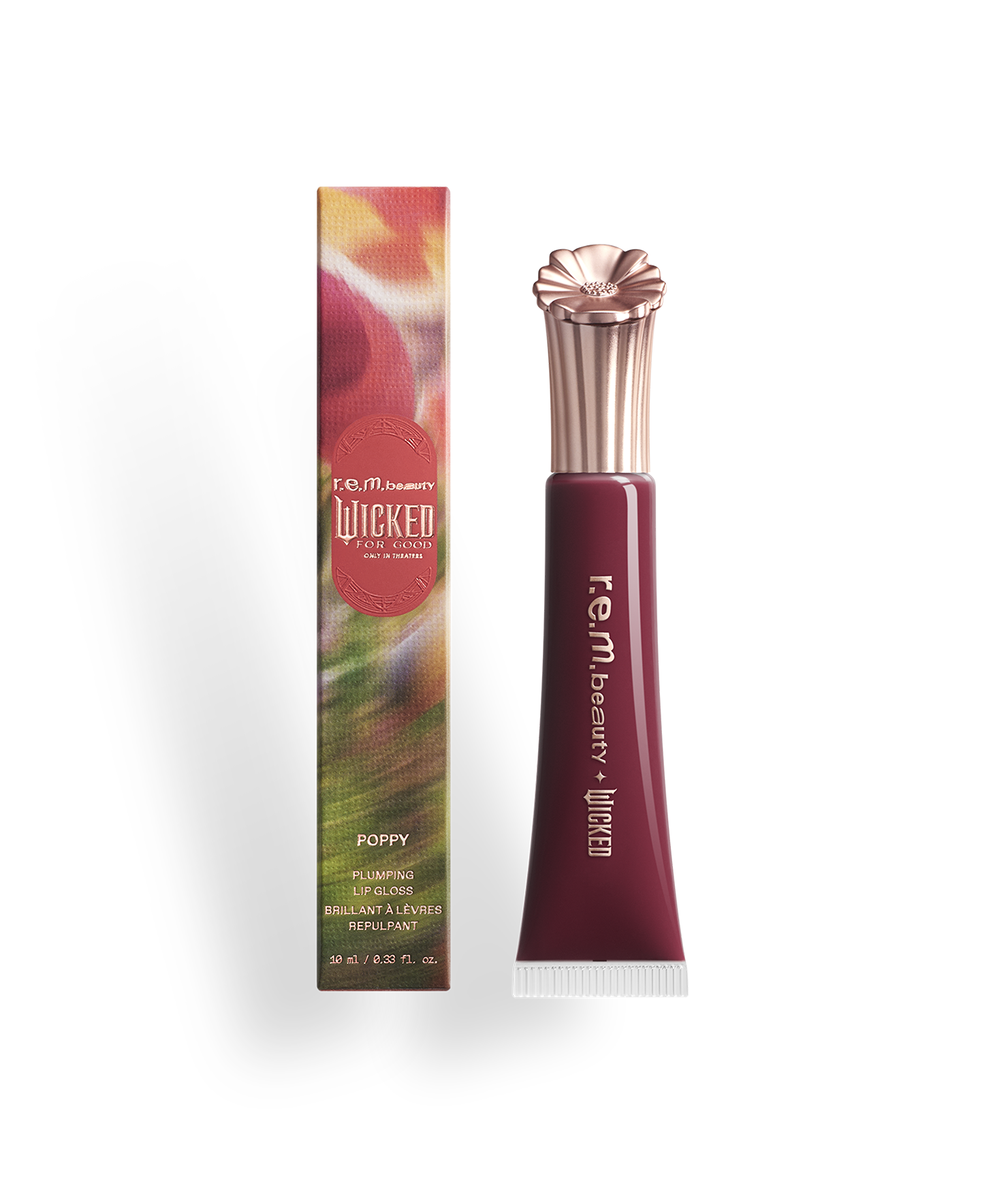 r.e.m. beauty x Wicked: For Good Poppy Plumping Lip Gloss